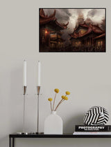 Storm over the city... Poster och Canvastavla