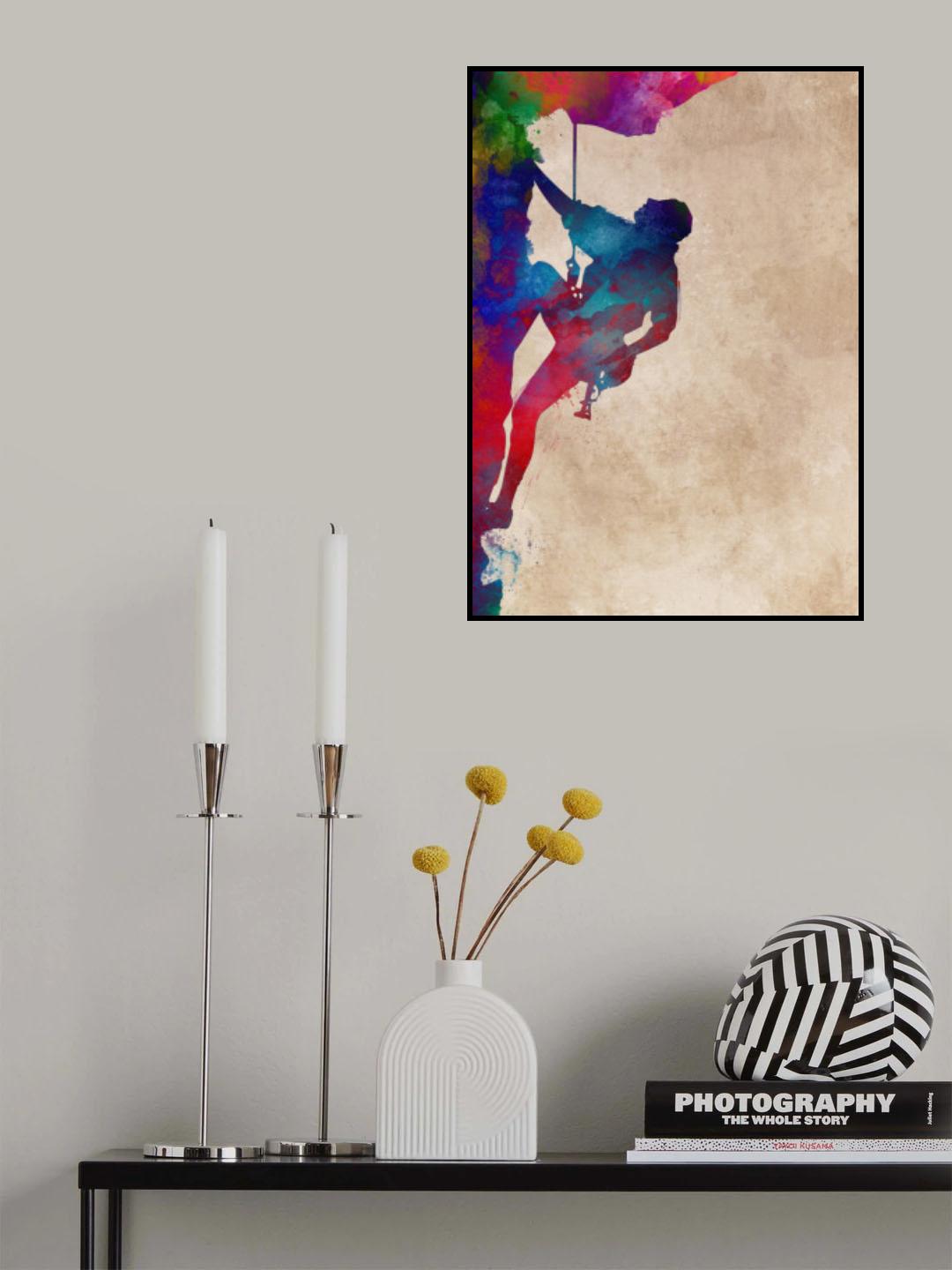 Mountaineer Sport Art 15 Poster och Canvastavla