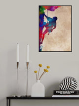 Mountaineer Sport Art 15 Poster och Canvastavla