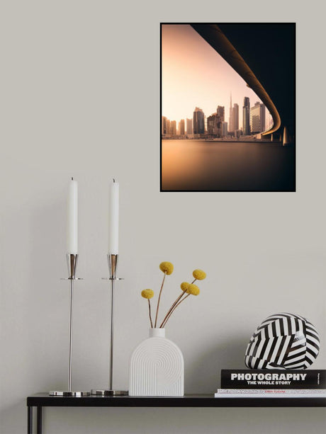 Dubai Business Bay Poster och Canvastavla