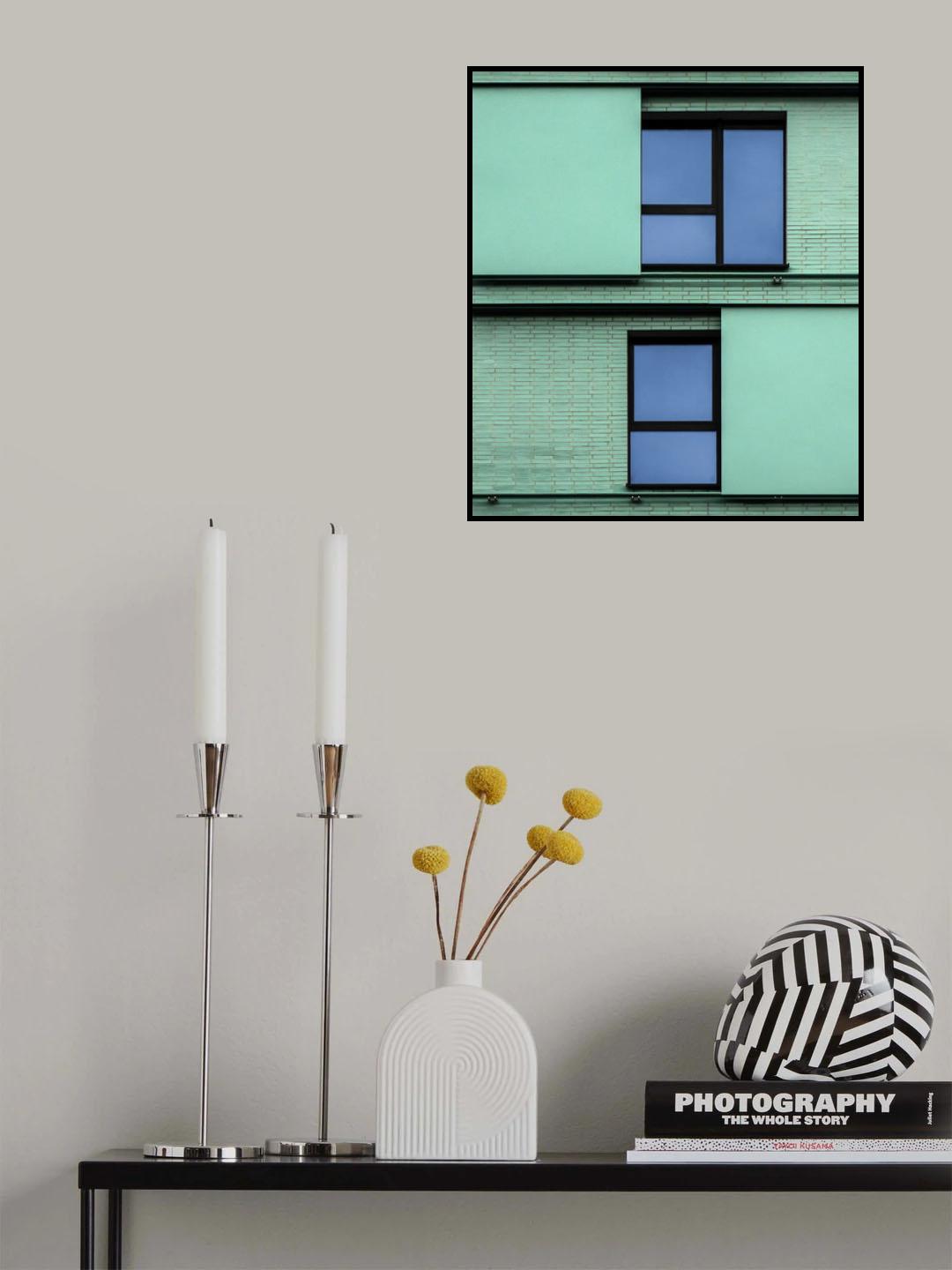 Caught in green Poster och Canvastavla