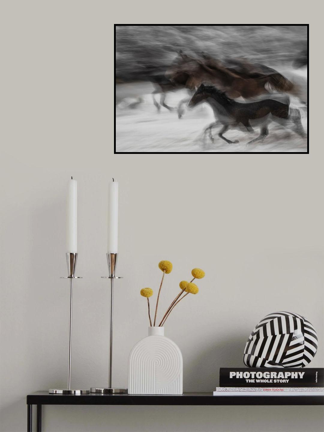 Snowy joy Poster och Canvastavla