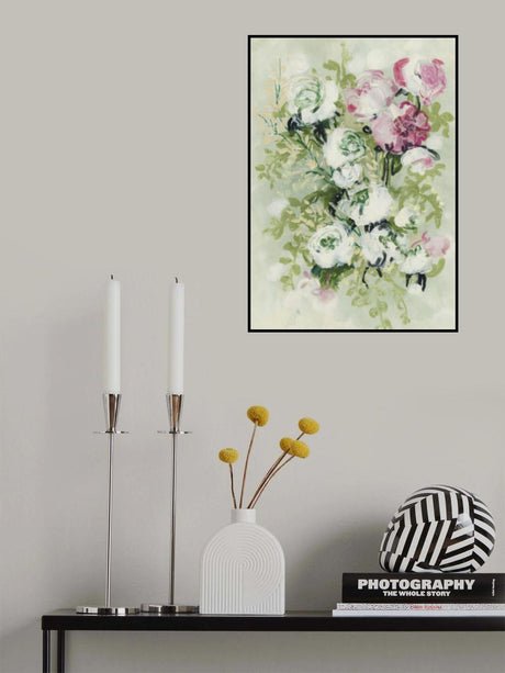 Haneul painterly bouquet Poster och Canvastavla