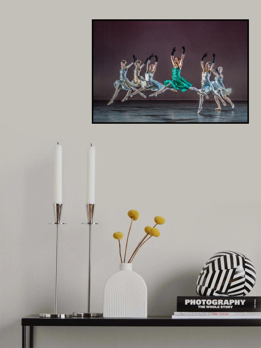 Ballet Poster och Canvastavla