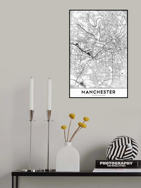Manchester Poster och Canvastavla