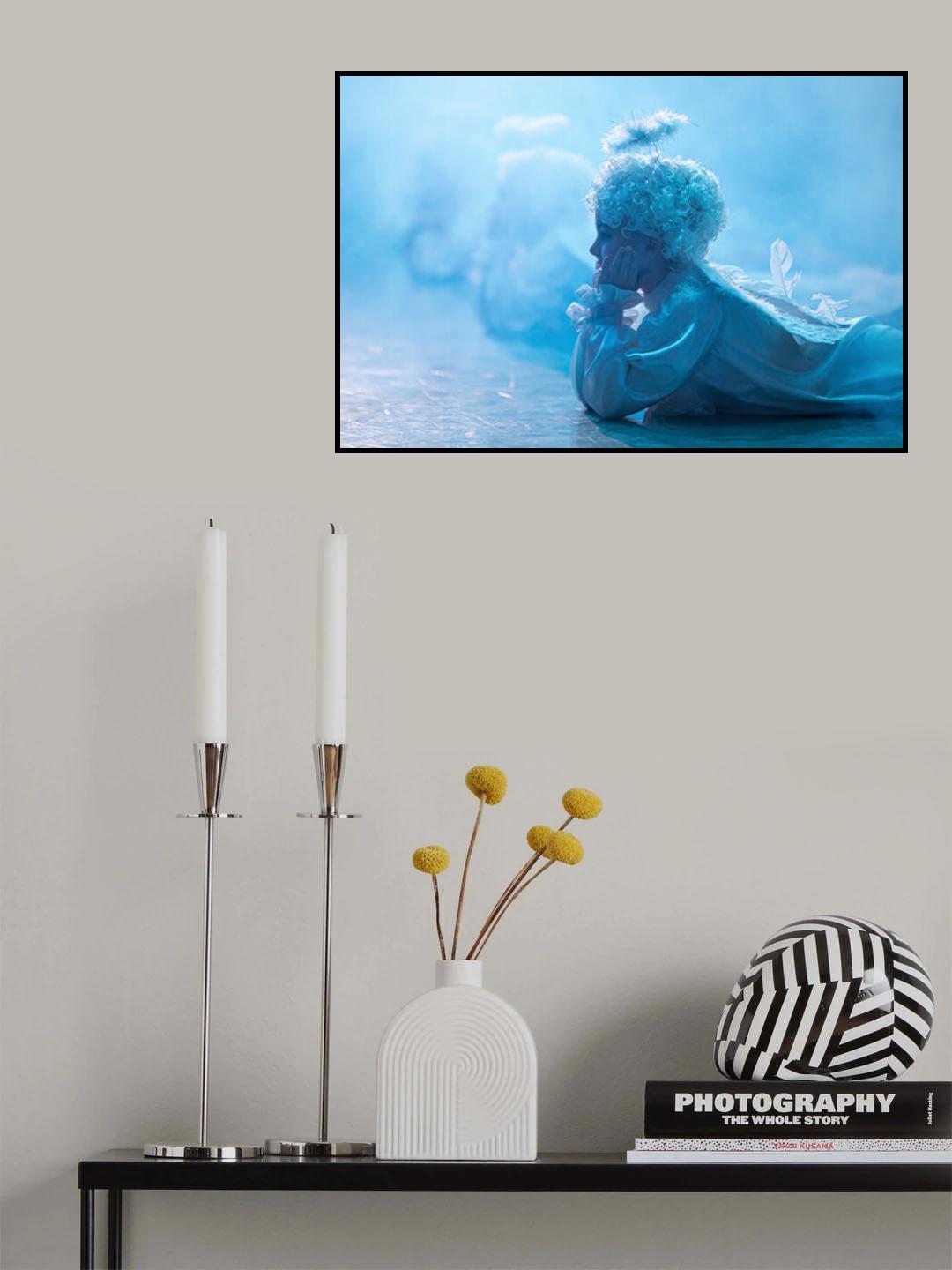 Resting an angel. Poster och Canvastavla