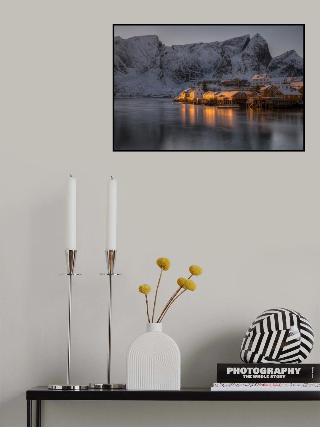 Evening Flash Poster och Canvastavla