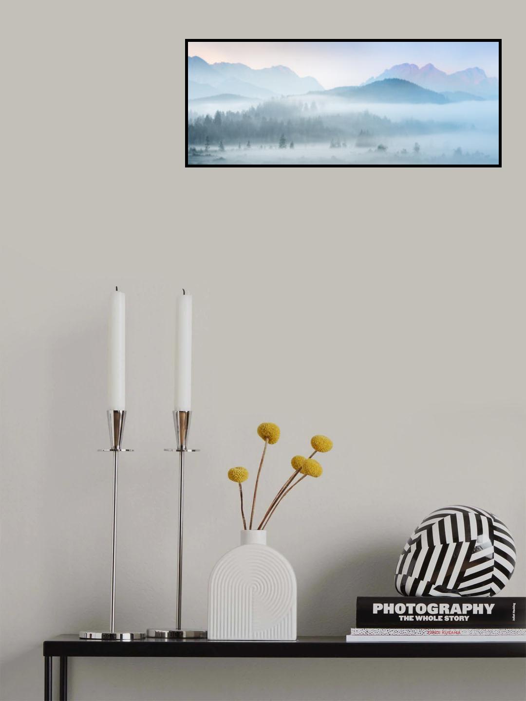 Autumn morning in the beautiful Karwendel Poster och Canvastavla