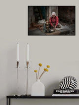 Wool weaving in joy Poster och Canvastavla