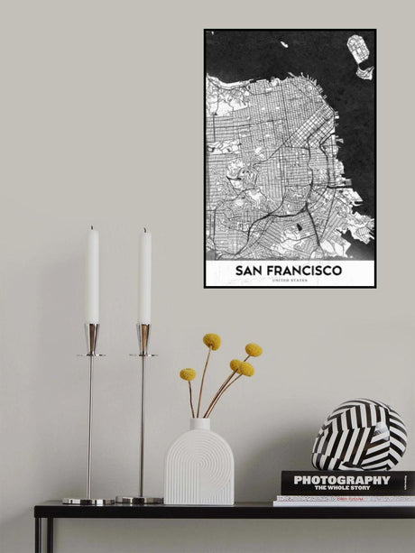 San Francisco Poster och Canvastavla