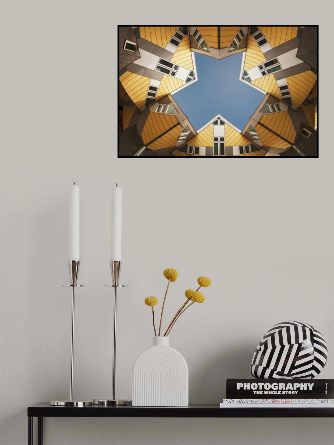 Embracing the  blue sky Poster och Canvastavla