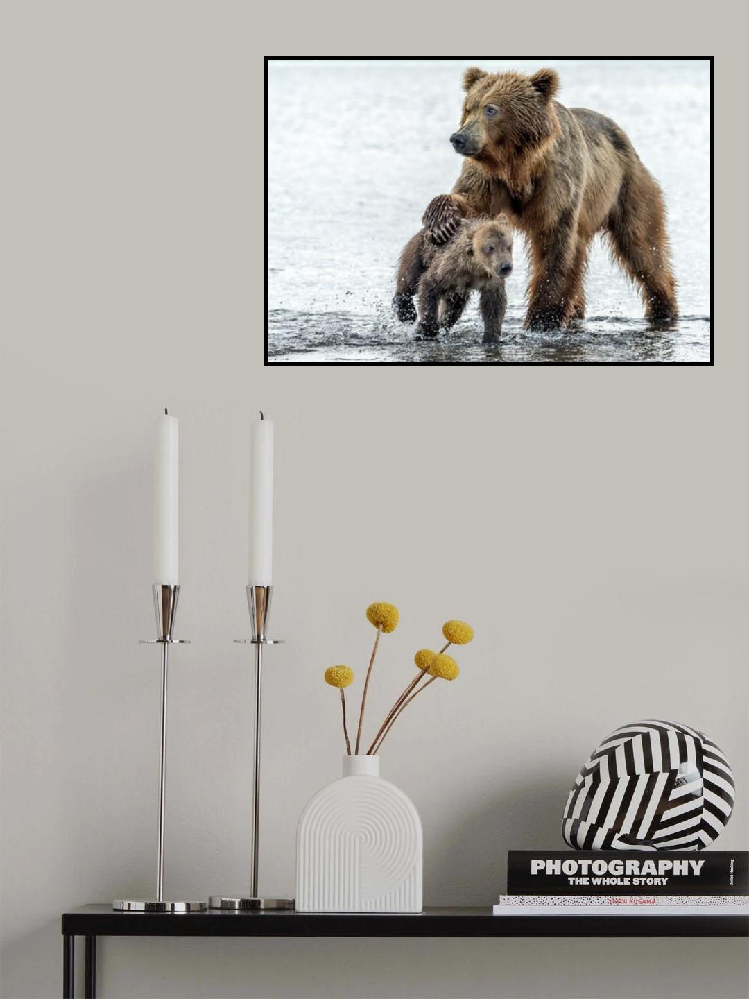 Love and firmness - kamchatka, Russia Poster och Canvastavla
