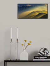 The Cattle-back Mountain Sunset Poster och Canvastavla