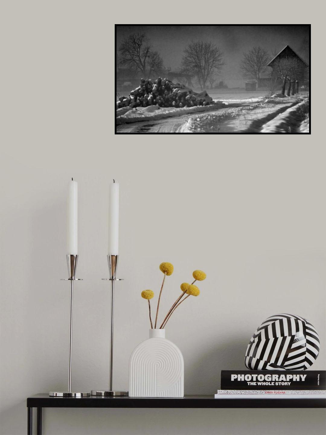 Winter Poster och Canvastavla