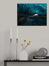 Blue ice Poster och Canvastavla