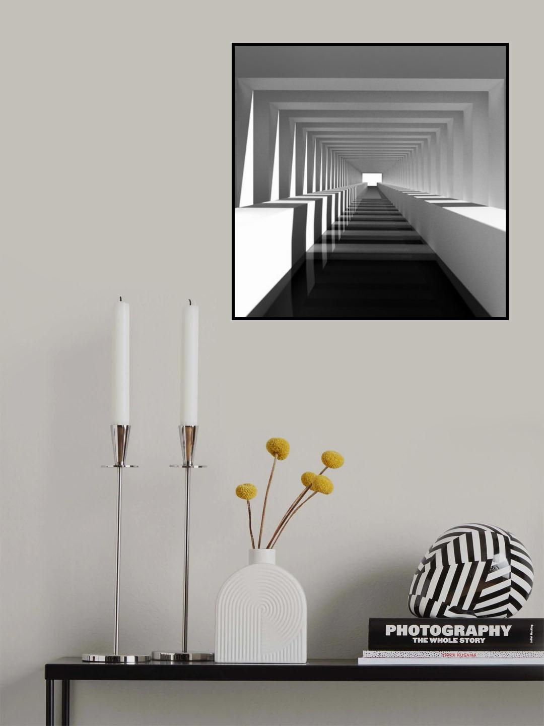Corridor and Shadows Poster och Canvastavla