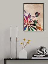 Dart Sport Art 1 Poster och Canvastavla