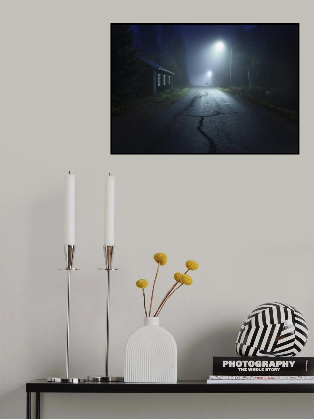 I hope there is light at the end of you road. (I hope god jorney my frend) Poster och Canvastavla
