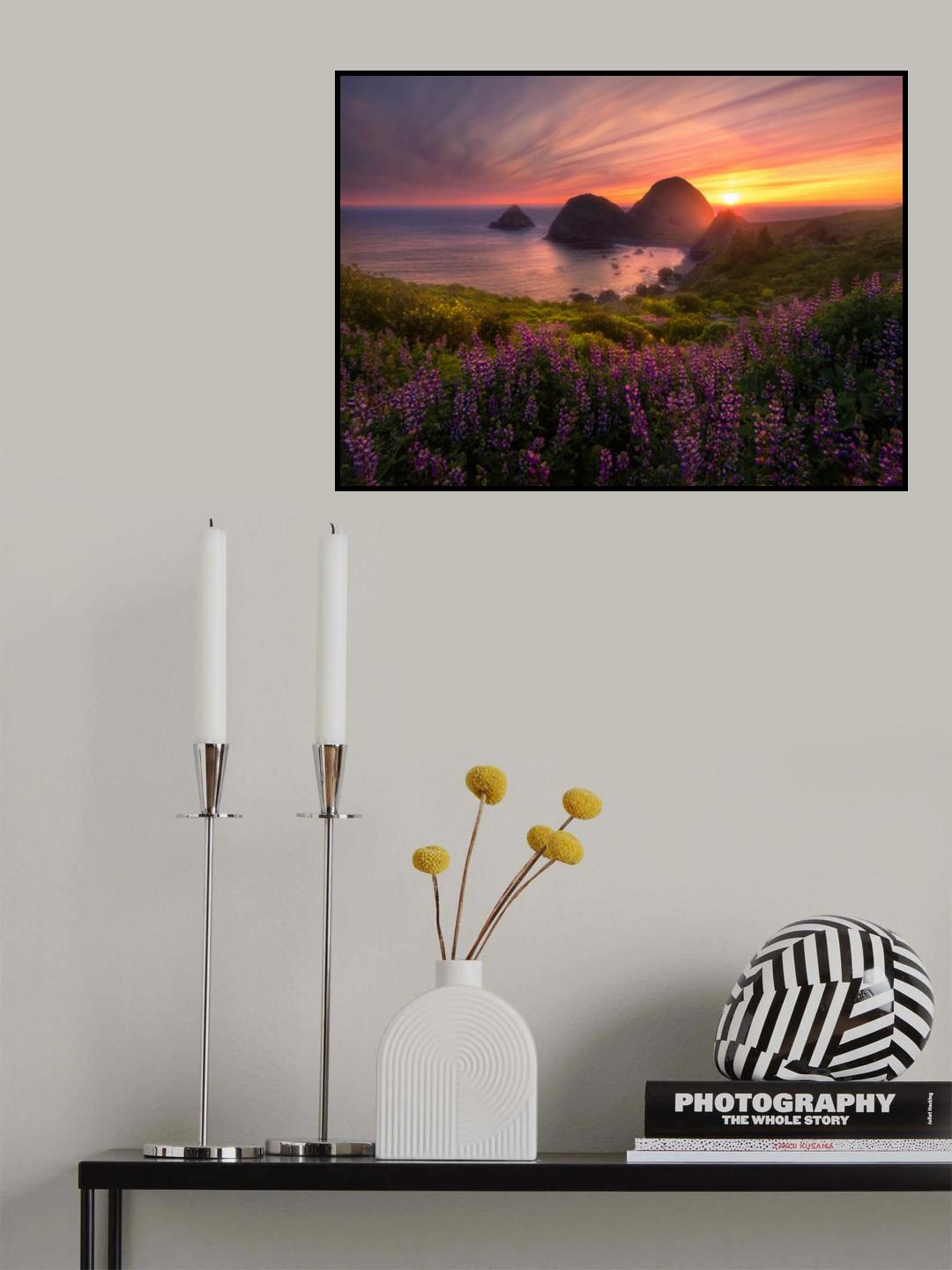 Sister Rock Sunset Poster och Canvastavla