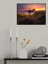 Sister Rock Sunset Poster och Canvastavla
