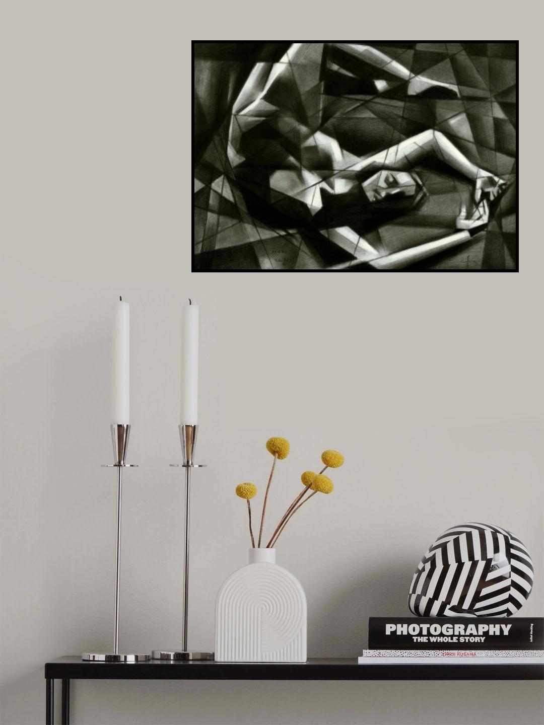 Cubist Nude - 17-10-15 Poster och Canvastavla