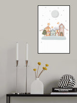 Vintage Winter Poster och Canvastavla