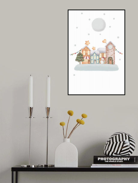 Vintage Winter Poster och Canvastavla
