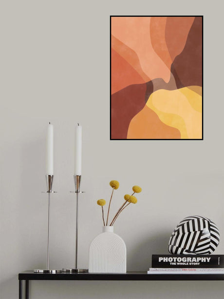 3x4 Aspectratioabstractyellow13 Poster och Canvastavla