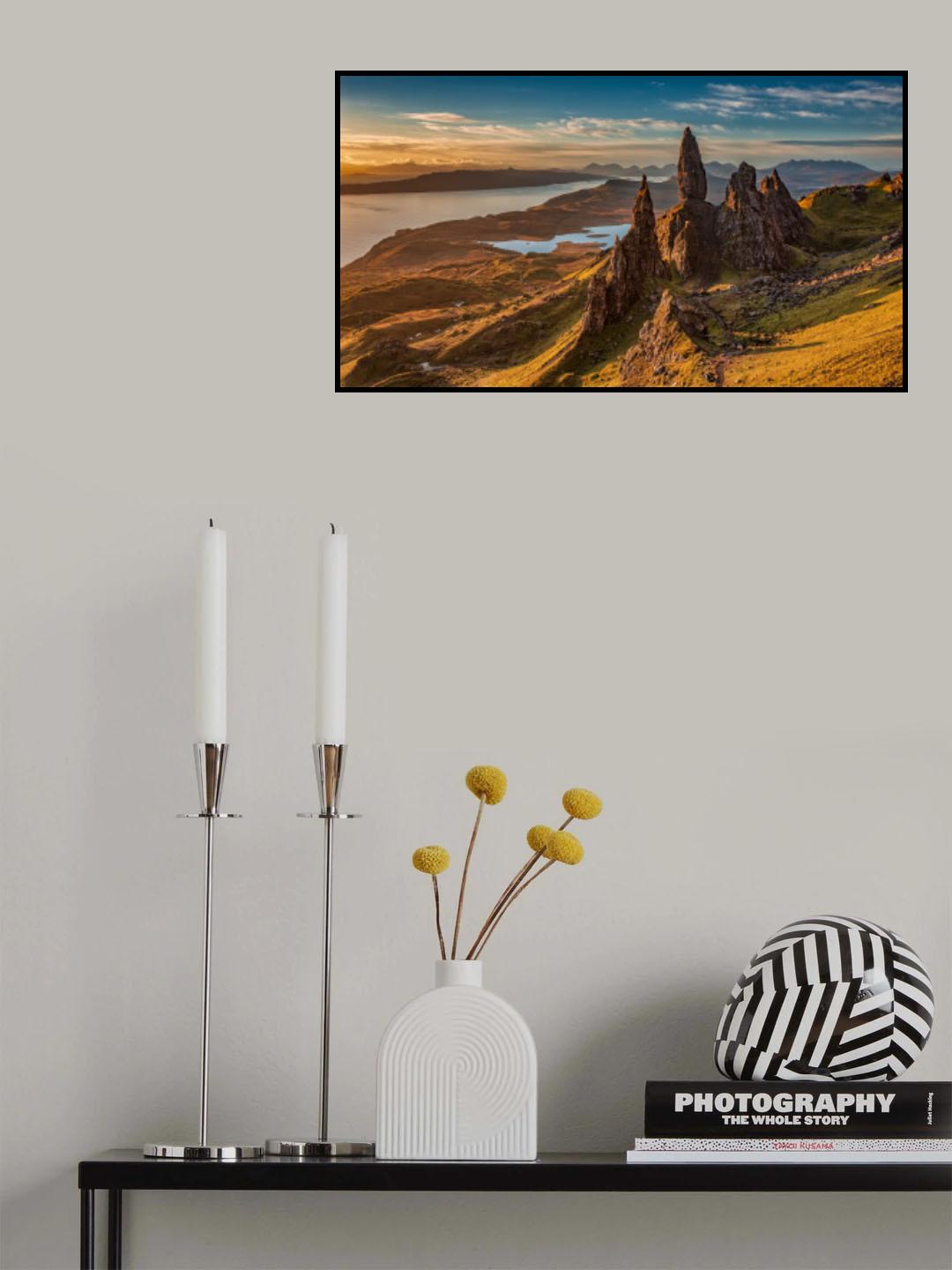Behind the Old Man Poster och Canvastavla