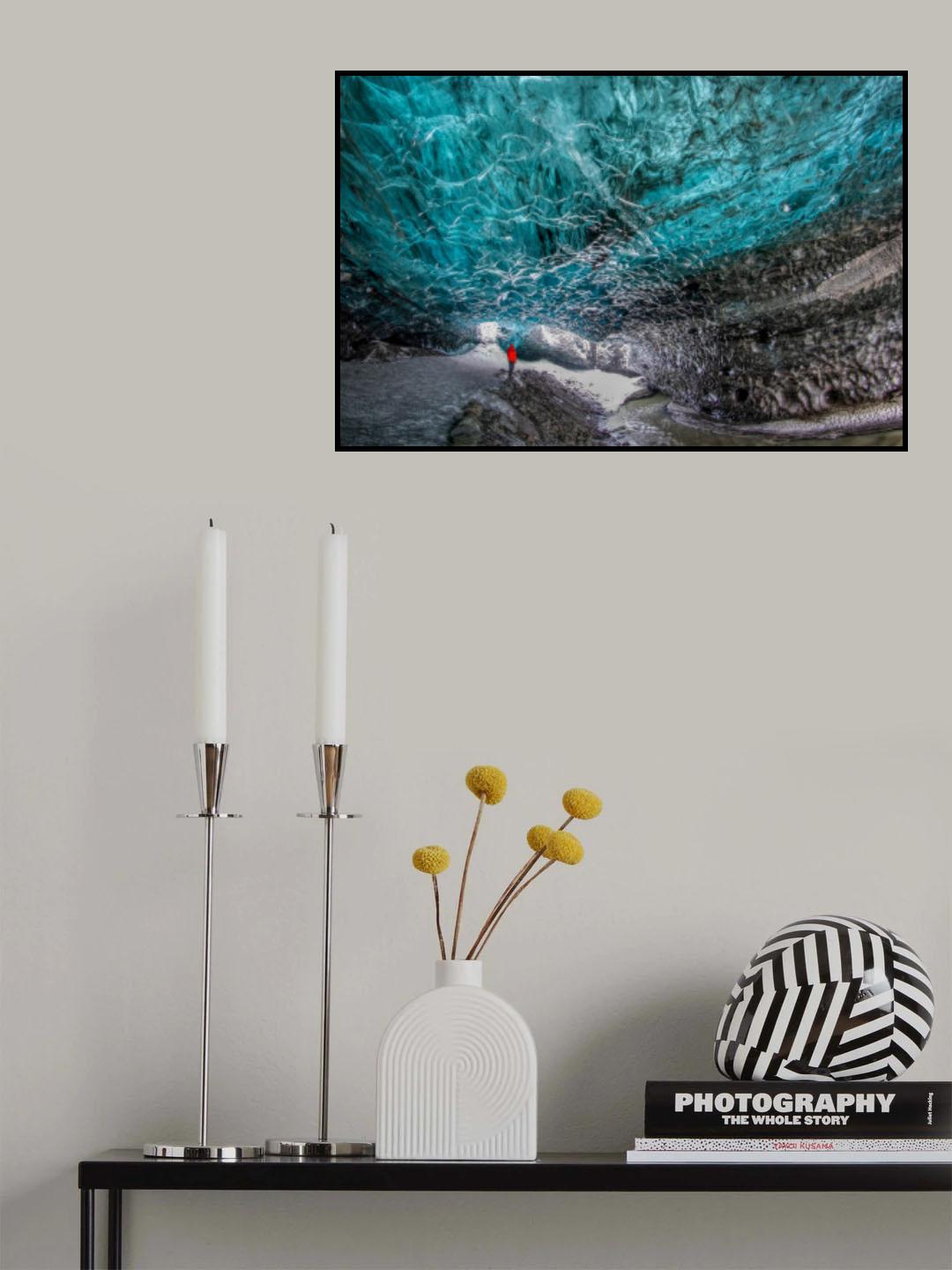 Glacier the Vatnajokull Poster och Canvastavla