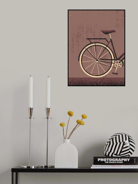 Vintage Bike Poster och Canvastavla