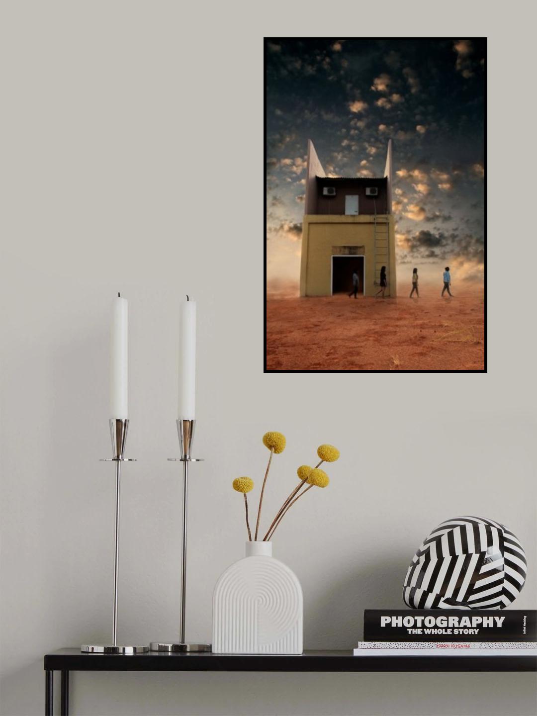 cat home Poster och Canvastavla