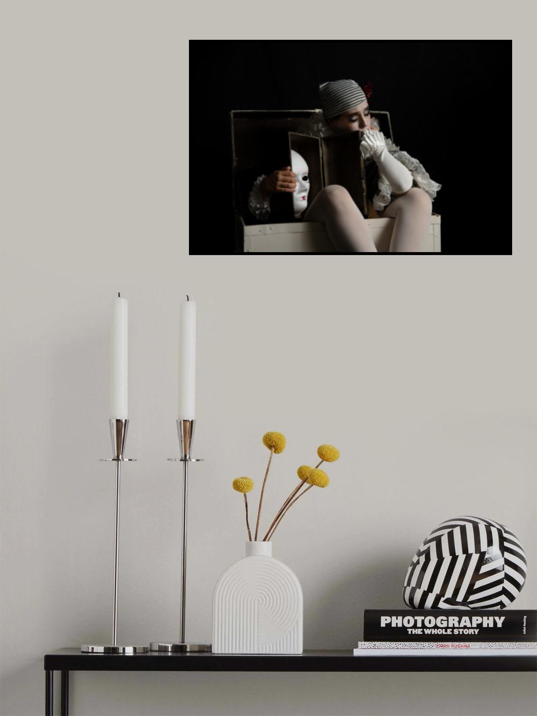 The clown's mask Poster och Canvastavla