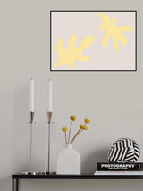 Leaves Yellow Poster och Canvastavla