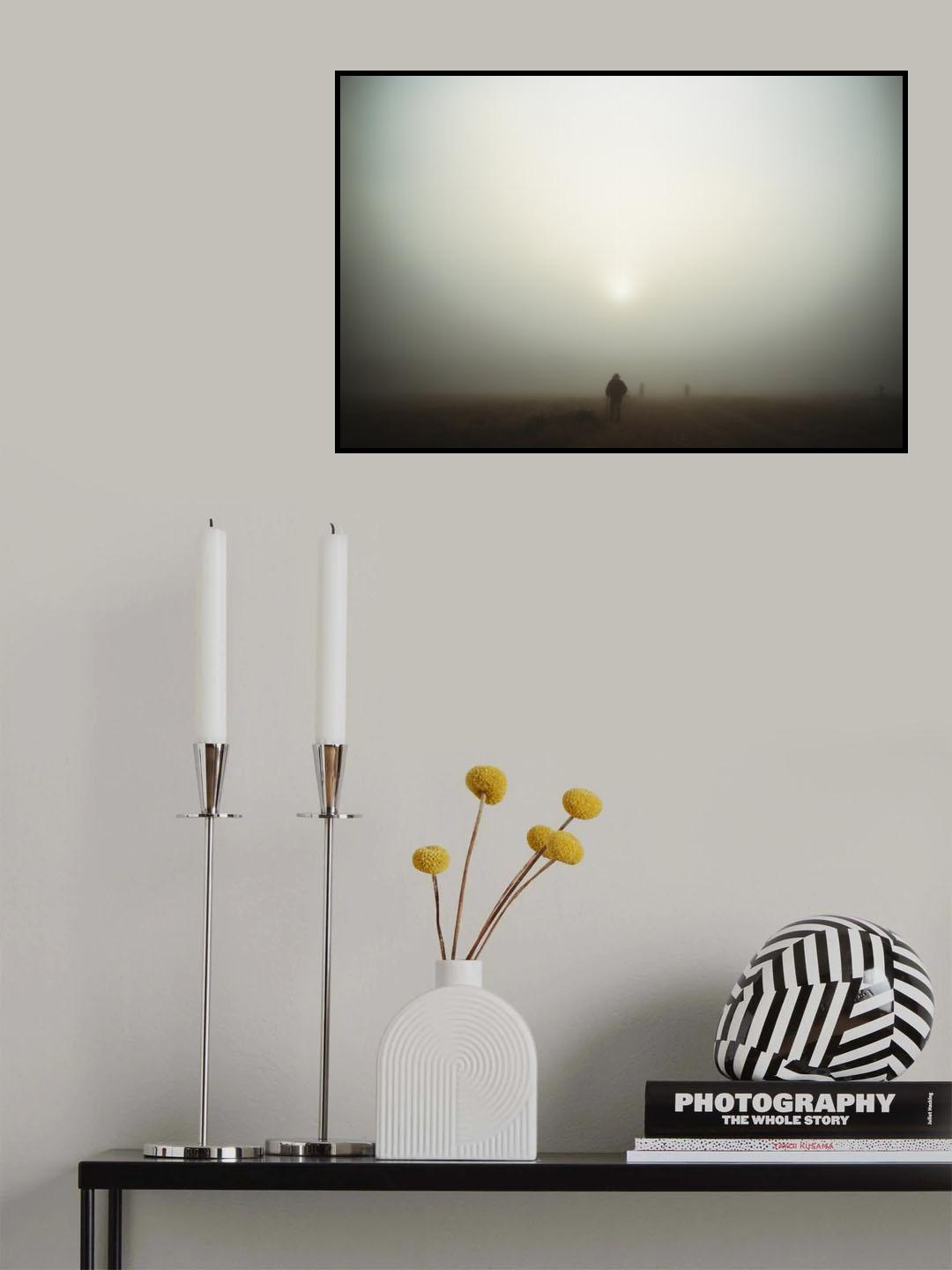 Foggy morning Poster och Canvastavla