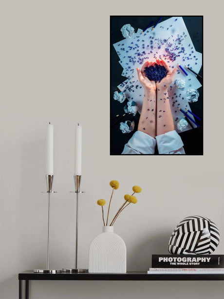 Spilled Letters Poster och Canvastavla