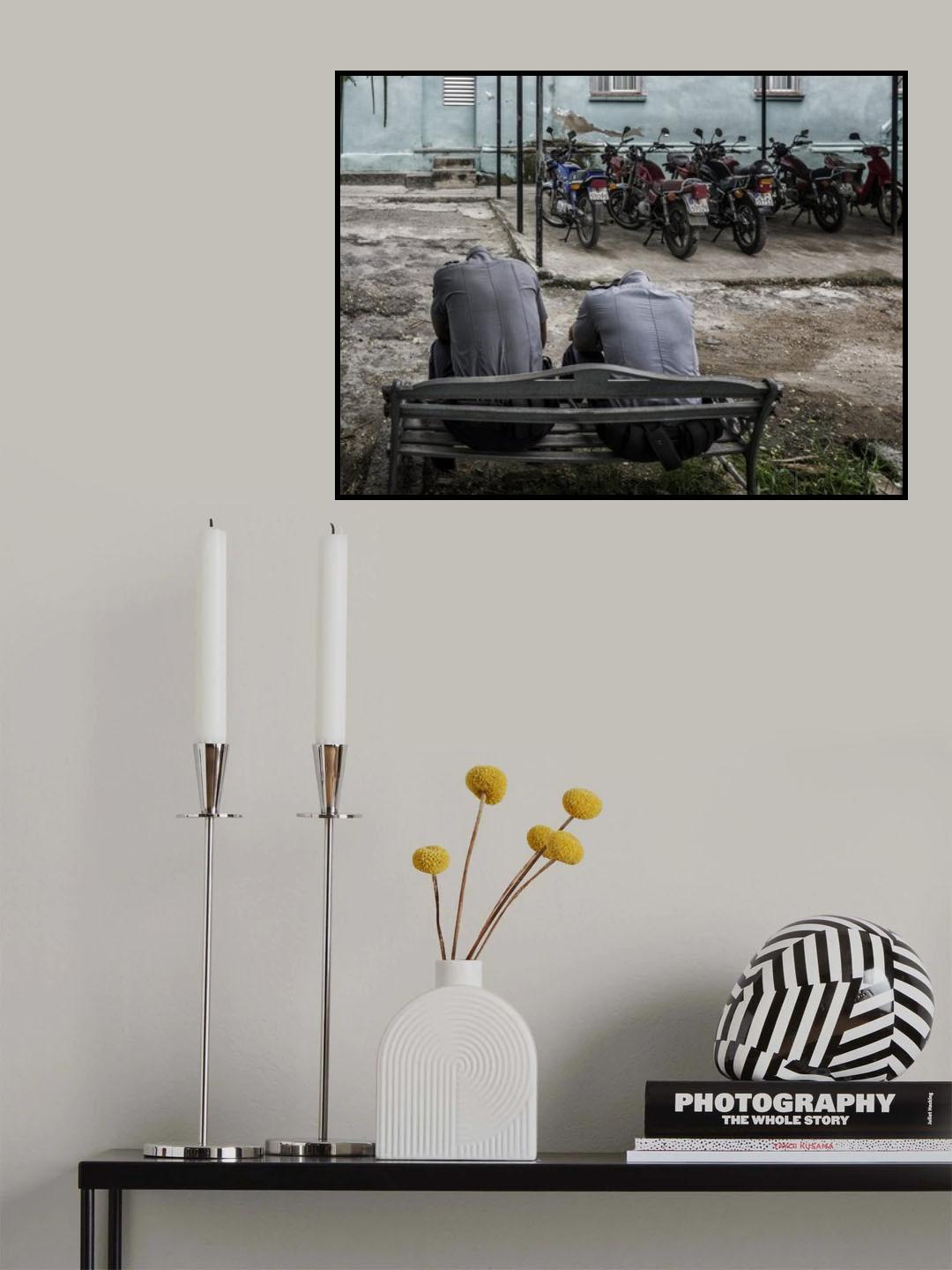 our heads are facing down Poster och Canvastavla