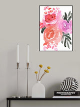 Maeko loose watercolor florals I Poster och Canvastavla