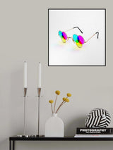 Cmyk Glasses Poster och Canvastavla