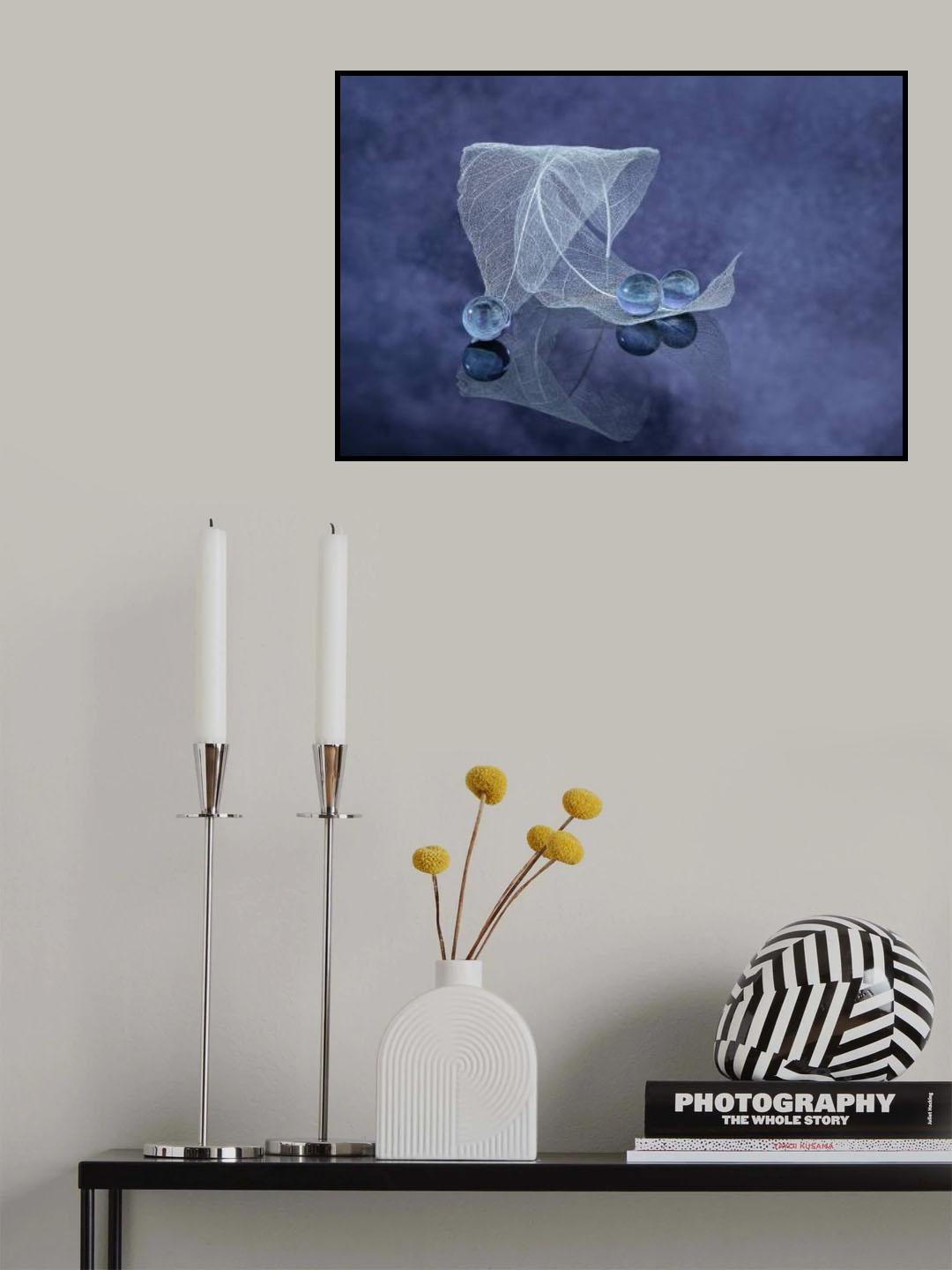 Blue Ice Poster och Canvastavla