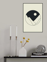 Moon Mountains #2 Poster och Canvastavla