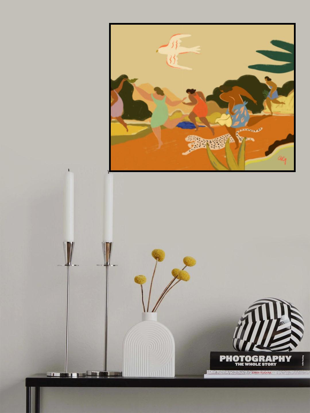 Run Poster och Canvastavla