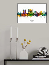 Yaoundé Cameroon Skyline Poster och Canvastavla