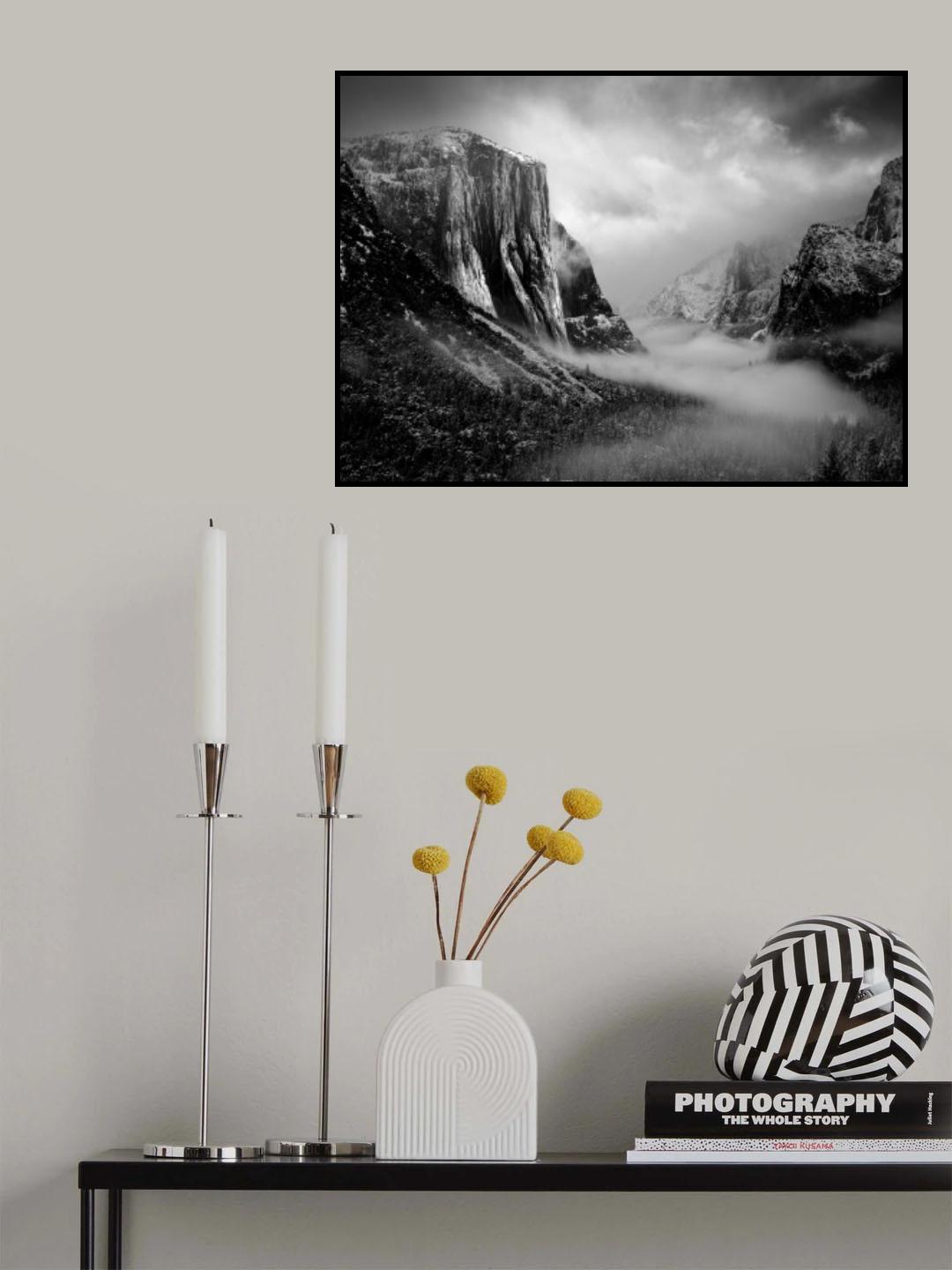 Tunnel View Poster och Canvastavla