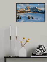 Winter in the Dolomites Poster och Canvastavla