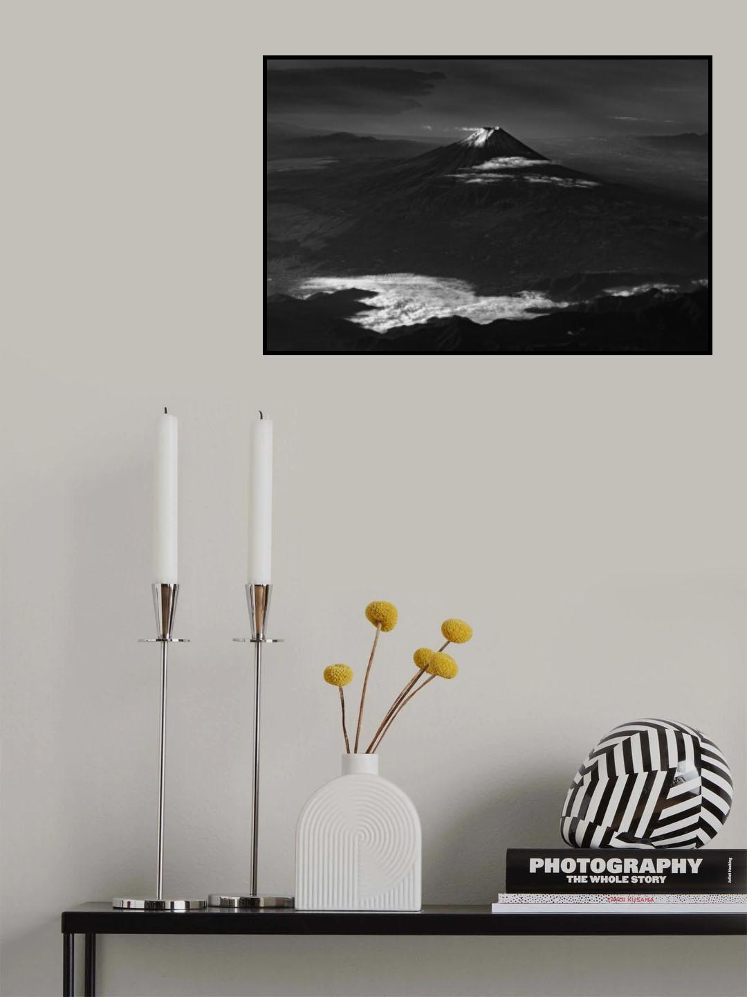 Mt. Fuji in Autumn Poster och Canvastavla