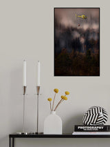 Fire in the Cilento National Park - Italy Poster och Canvastavla
