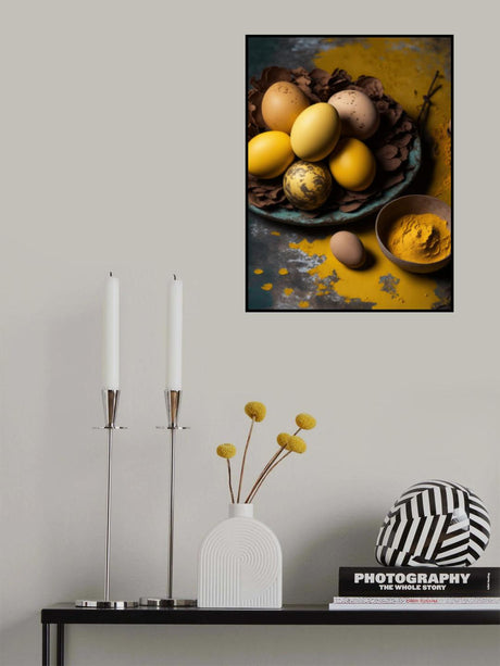 Yellow Eggs Poster och Canvastavla