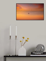 Albufera kayaking at sunset 7D17 Poster och Canvastavla