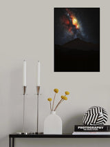 Milky Way Mountain Poster och Canvastavla